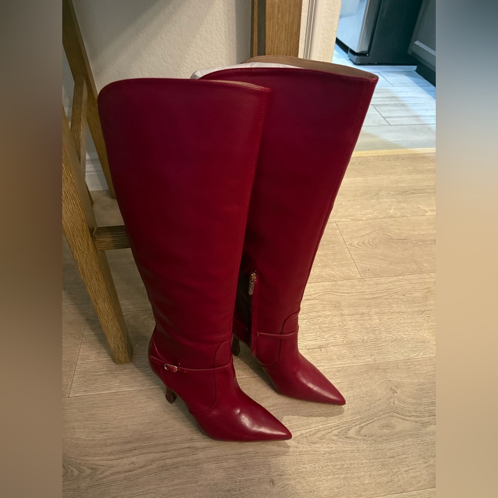 Sam Edelman Red Over the Knee Boots